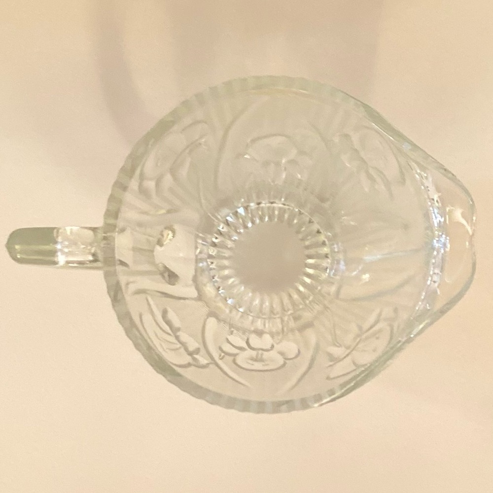 Iris & Herringbone Clear Covered Sugar and Creamer Set - Picture 8 of 15